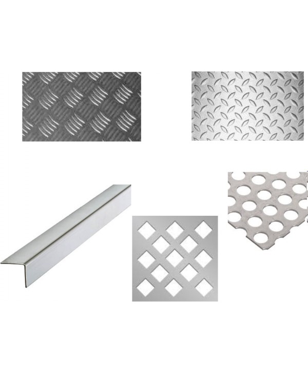 Chapas varias en acero inoxidable