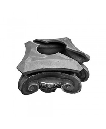 123-MA Capitel de hierro fundido para redondo de 100mm