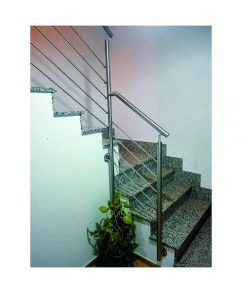 Barandilla de acero inoxidable para escalera Nº8002