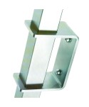 Soporte de pared cuadrado satinado para soldar 821-INOX