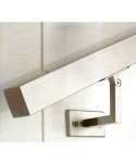 Soporte pasamanos de pared acero pulido espejo 2827-INOX