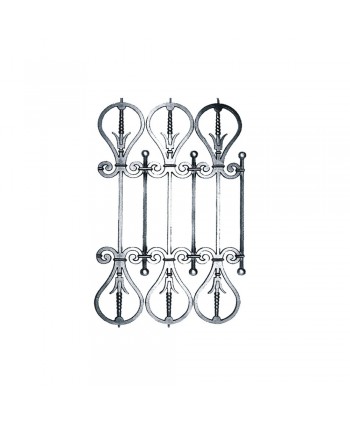 35-BAL Balaustre panel de fundición para balcón