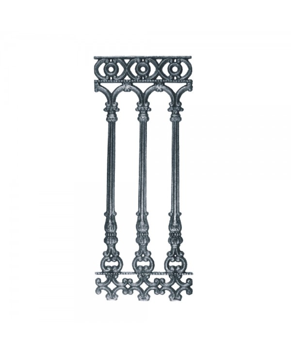 36-BAL Balaustre de fundición típico para balcones
