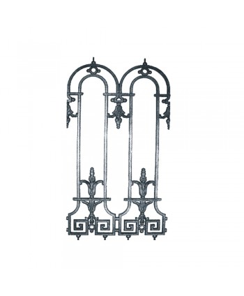 66-BAL Balaustre con cenefa de hierro fundido