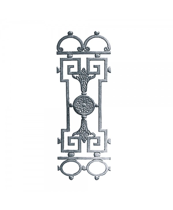 69-BAL Balaustre hierro fundido con rosetón central