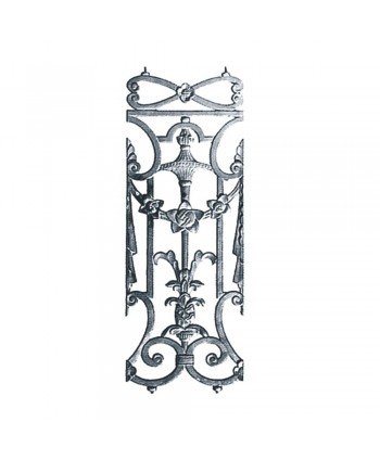 70-BAL Barrote fundición de diseño barroco