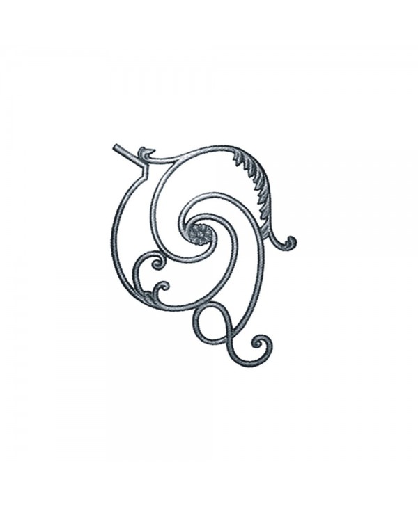 78-BAL Barrote adorno de hierro fundido para barandillas