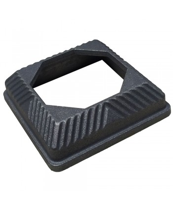 4-BA Base fundición ornamental para poste de barandilla