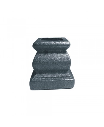 7-MA Macolla base de hierro fundido en cuadrado