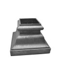 119-MA Capitel y base de fundición para columna o tubo cuadrado