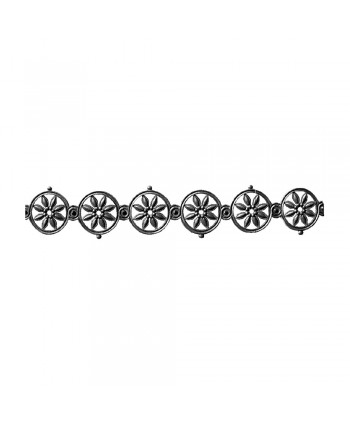 19-SB Cenefa de fundición con dibujos de flores