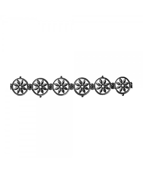 19-SB Cenefa de fundición con dibujos de flores