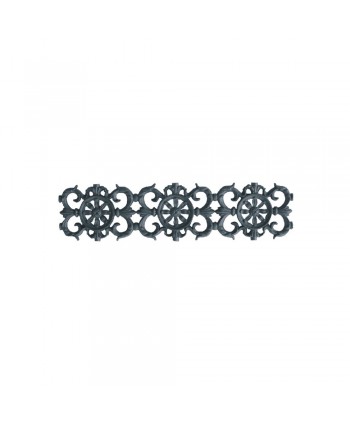 40-SB Solera de hierro fundido con dibujo de soles