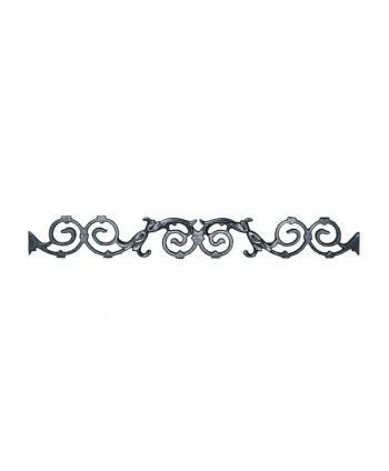 58-SB Solera de fundición con rizos en forma de C y S