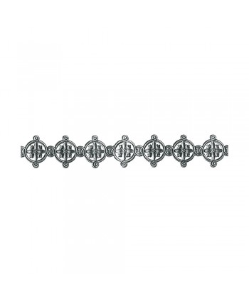 60-SB Cenefa de fundición decorativa para verjas