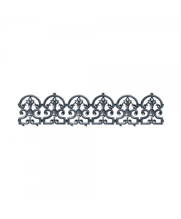 84-SB Solera con flores en hierro fundido
