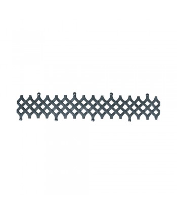 86-SB Cenefa fundición con dibujo entrelazado