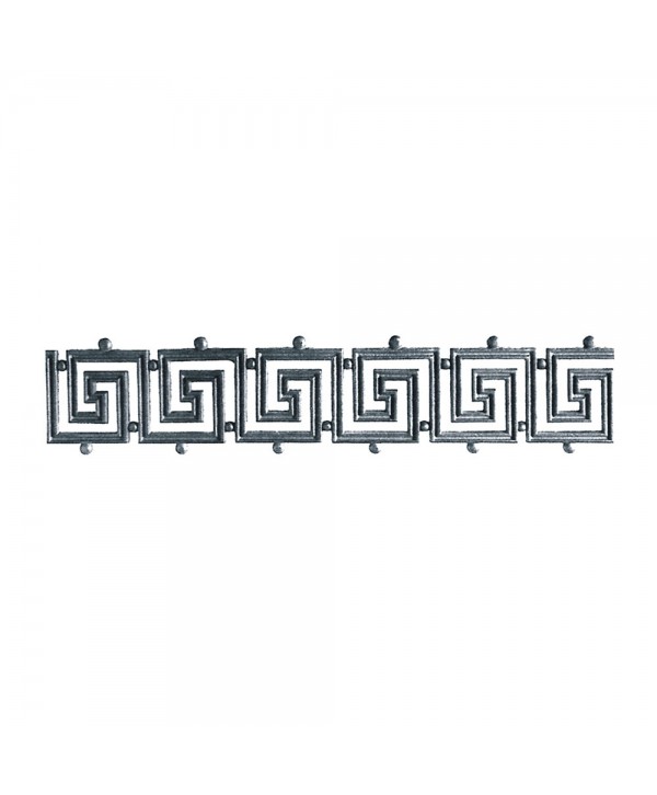 87-SB-2 Solera de hierro fundido con greca romana