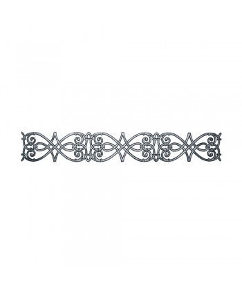 107-SB Solera de hierro fundido de estilo forjado