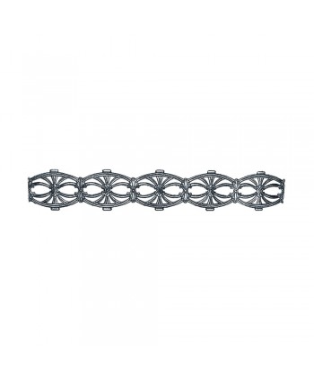 108-SB Cenefa de fundición para balcones y antepechos