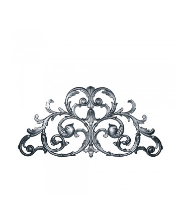 1-AC-B Adorno fundición con forma de medio punto