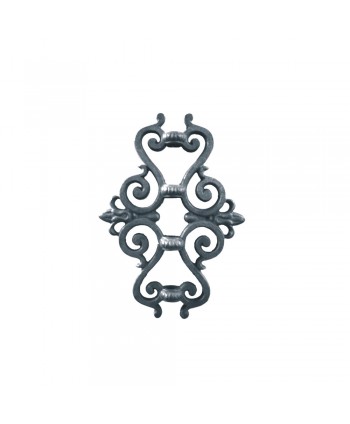 7-AC Adorno fundición para barrote redondo de 16mm