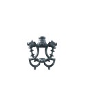 23-AC Adorno hierro fundido para barrote redondo