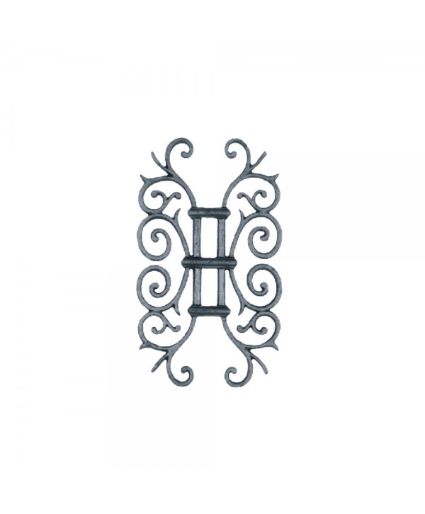 25-AC Adorno central de hierro fundido en cuadrado
