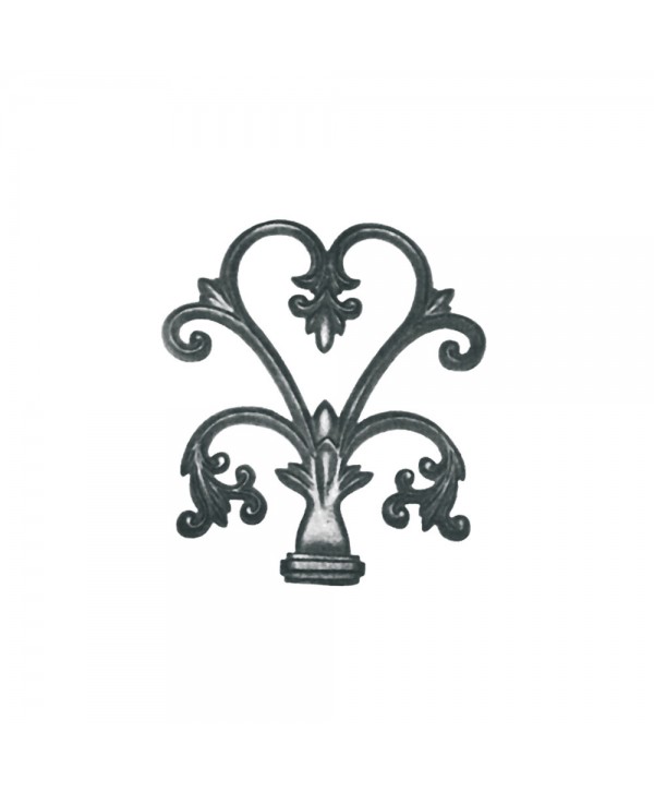 48-AC Adorno ornamental en fundición gris