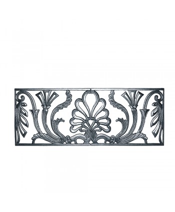 70-AC Adorno de fundición fabricado en dos partes