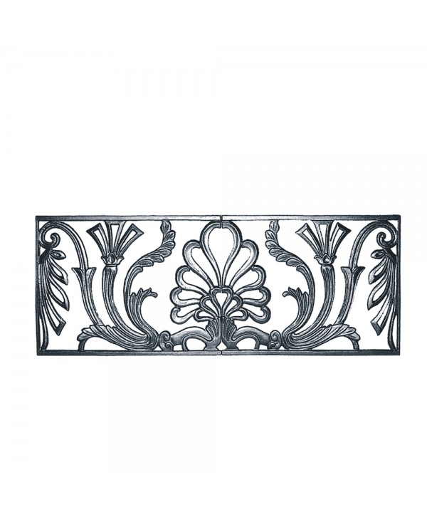 70-AC Adorno de fundición fabricado en dos partes