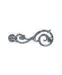 100-AC Adorno ornamental para baranda en fundición