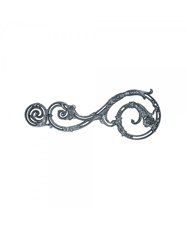 100-AC Adorno ornamental para baranda en fundición