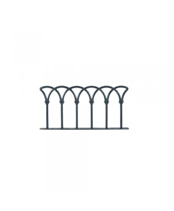 111-AC Cenefa fundición para barandilla de jardín