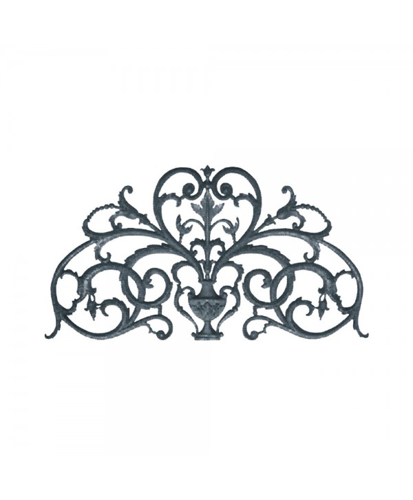 115-AC Adorno fundición artística para cancela