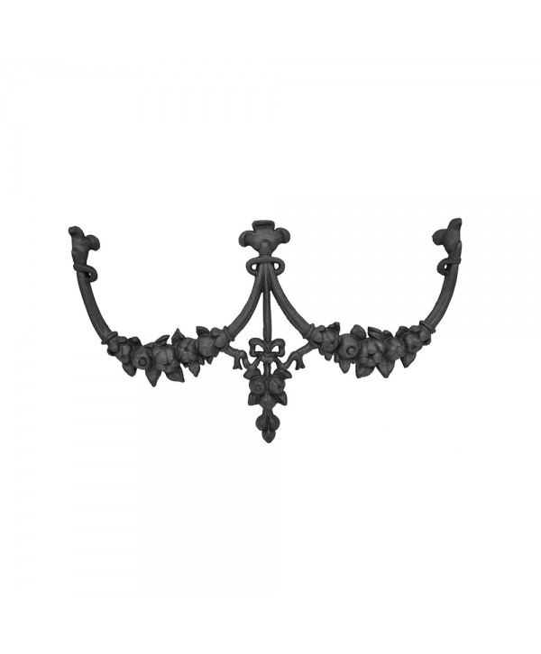 158-AC-G Adorno tipo guirnalda en fundición artística