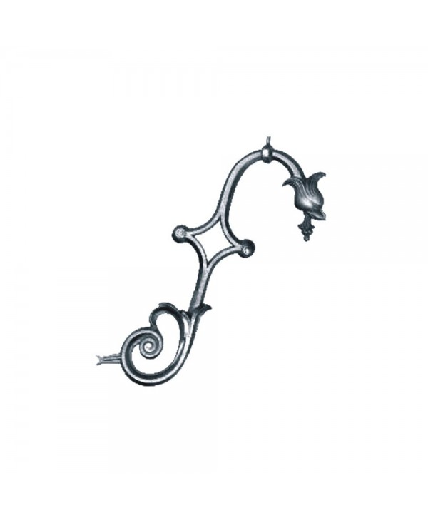 184-AC Ménsula de hierro fundido con cabeza de dragón