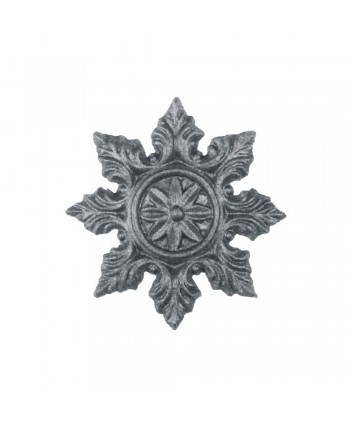 1-PR Roseta de fundición para portones