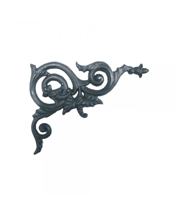 10-PR Roseta de fundición para esquinas de zócalos