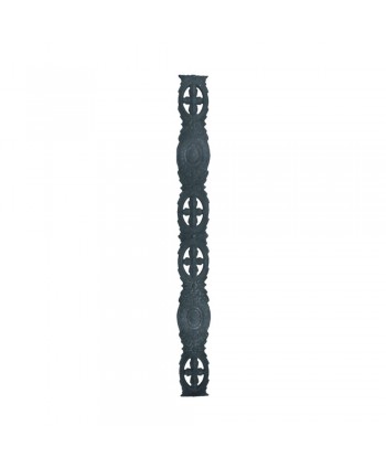 23-PR Roseta alargada de hierro fundido