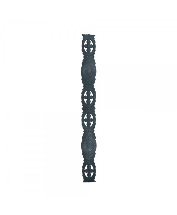 23-PR Roseta alargada de hierro fundido