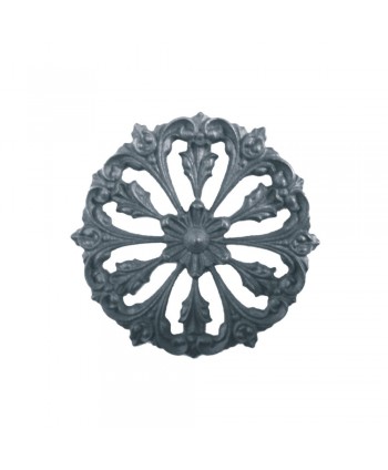18-PR Roseta redonda de hierro fundido