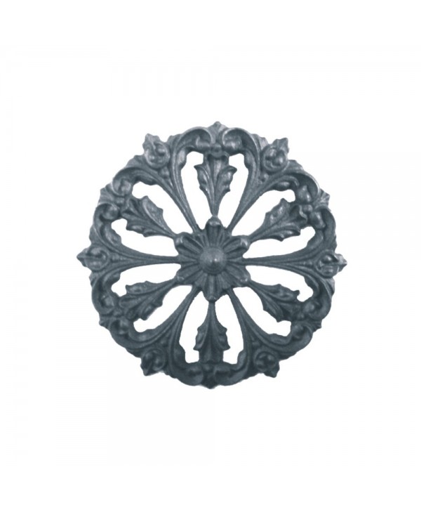 18-PR Roseta redonda de hierro fundido