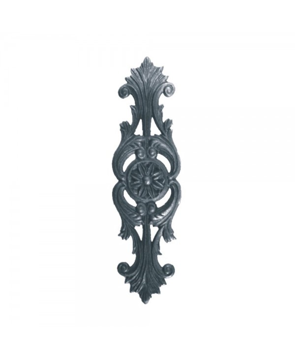 19-PR Roseta sencilla de fundición decorativa