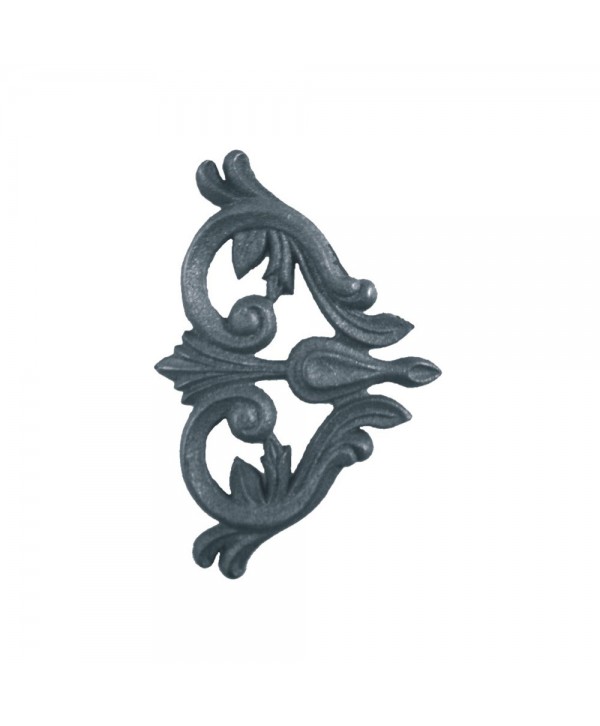 34-PR Roseta esquinera en fundición artística