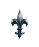 35-PR Flor de lis de fundición ornamental