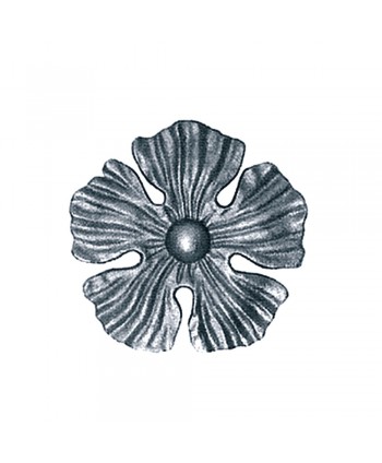 42-PR Roseta fundición con forma de flor