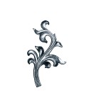 57-PR Hoja decorativa de hierro fundido