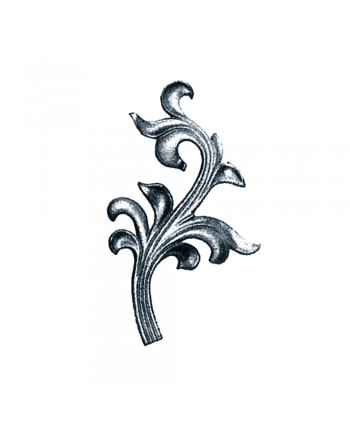 57-PR Hoja decorativa de hierro fundido