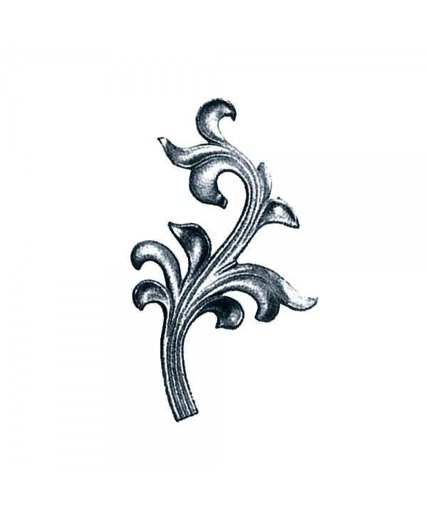 57-PR Hoja decorativa de hierro fundido